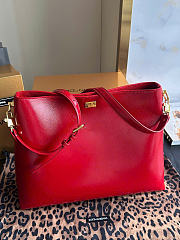 Kitlife Dolce & Gabbana Large Vittoria Calfskin Shoulder Bag Red 6425 40x15x30cm - 6