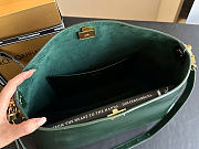 Kitlife Dolce & Gabbana Large Vittoria Calfskin Shoulder Bag Green 6425 40x15x30cm  - 6