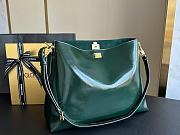 Kitlife Dolce & Gabbana Large Vittoria Calfskin Shoulder Bag Green 6425 40x15x30cm  - 3