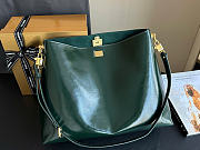 Kitlife Dolce & Gabbana Large Vittoria Calfskin Shoulder Bag Green 6425 40x15x30cm  - 2