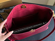 Kitlife Dolce & Gabbana Large Vittoria Calfskin Shoulder Bag Burgundy 6425 40x15x30cm  - 4