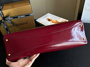 Kitlife Dolce & Gabbana Large Vittoria Calfskin Shoulder Bag Burgundy 6425 40x15x30cm  - 2