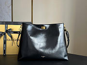 Kitlife Dolce & Gabbana Large Vittoria Calfskin Shoulder Bag Black 6425 40x15x30cm - 1
