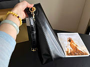 Kitlife Dolce & Gabbana Large Vittoria Calfskin Shoulder Bag Black 6425 40x15x30cm - 4
