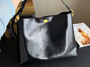 Kitlife Dolce & Gabbana Large Vittoria Calfskin Shoulder Bag Black 6425 40x15x30cm - 2