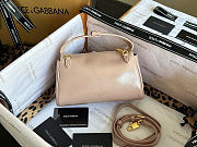 Kitlife Dolce & Gabbana Mini Vittoria Handbag Beige With Charms 12x19.5x8.5cm - 5