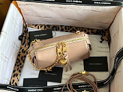 Kitlife Dolce & Gabbana Mini Vittoria Handbag Beige With Charms 12x19.5x8.5cm - 6