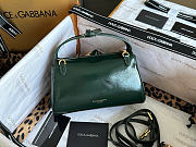 Kitlife Dolce & Gabbana Mini Vittoria Handbag Green With Charms 12x19.5x8.5cm - 4