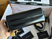 Kitlife Dolce & Gabbana Mini Vittoria Handbag Black With Charms 12x19.5x8.5cm - 6