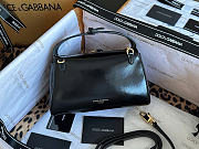 Kitlife Dolce & Gabbana Mini Vittoria Handbag Black With Charms 12x19.5x8.5cm - 5