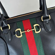 Kitlife Gucci Borsetto Medium Boston Bag Black Soft Leather 866732 28x15x10cm  - 2
