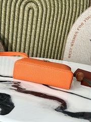 Kitlife Loro Piana Crossbody Bag Orange 19x7x12cm  - 4