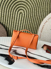 Kitlife Loro Piana Crossbody Bag Orange 19x7x12cm  - 3