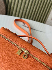 Kitlife Loro Piana Crossbody Bag Orange 19x7x12cm  - 2