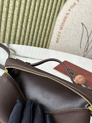 Kitlife Loro Piana Crossbody Bag Dark Brown 19x7x12cm - 2
