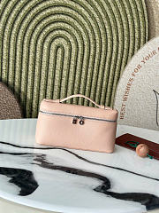 Kitlife Loro Piana Crossbody Bag Light Pink 19x7x12cm - 1