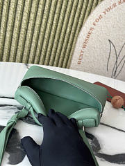 Kitlife Loro Piana Crossbody Bag Light Green 19x7x12cm - 6