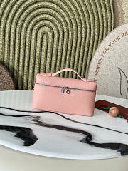 Kitlife Loro Piana Crossbody Bag Pink 19x7x12cm - 1
