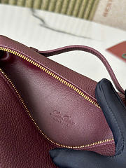 Kitlife Loro Piana Crossbody Bag Burgundy 19x7x12cm  - 5