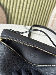 Kitlife Loro Piana Crossbody Bag Black 19x7x12cm - 3