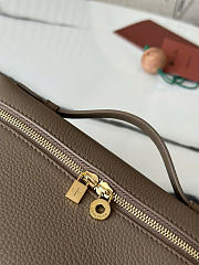 Kitlife Loro Piana Crossbody Bag Gray 19x7x12cm - 6
