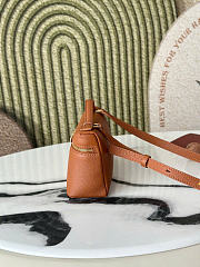 Kitlife Loro Piana Crossbody Bag Brown 19x7x12cm  - 5