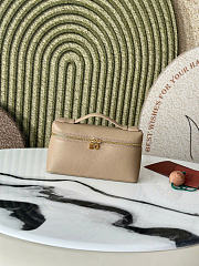 Kitlife Loro Piana Crossbody Bag Beige 19x7x12cm  - 1