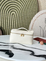 Kitlife Loro Piana Crossbody Bag White 19x7x12cm  - 1