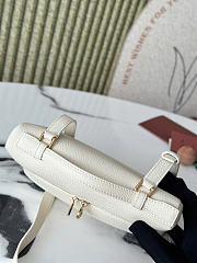 Kitlife Loro Piana Crossbody Bag White 19x7x12cm  - 5