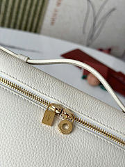 Kitlife Loro Piana Crossbody Bag White 19x7x12cm  - 3