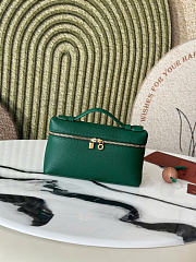 Kitlife Loro Piana Crossbody Bag Green 19x7x12cm - 1
