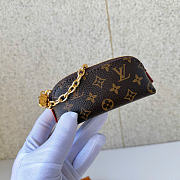 Kitlife Louis Vuitton Cosmetic Lipstick Pouch Brown M25694 11x6x3.3cm - 4
