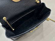Kitlife Chloe Heritage Shoulder Bag In Black Leather 26x15x5cm - 4