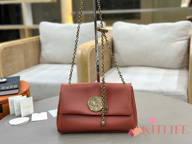 Kitlife Chloe Heritage Shoulder Bag In Brown Leather 26x15x5cm - 1