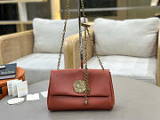 Kitlife Chloe Heritage Shoulder Bag In Brown Leather 26x15x5cm - 1
