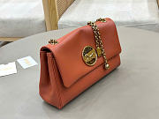 Kitlife Chloe Heritage Shoulder Bag In Brown Leather 26x15x5cm - 6