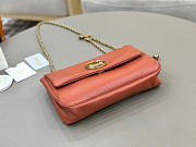 Kitlife Chloe Heritage Shoulder Bag In Brown Leather 26x15x5cm - 5