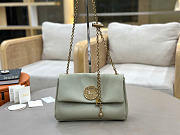 Kitlife Chloe Heritage Shoulder Bag In Light Green Leather 26x15x5cm  - 1