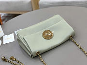 Kitlife Chloe Heritage Shoulder Bag In Light Green Leather 26x15x5cm  - 5