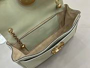 Kitlife Chloe Heritage Shoulder Bag In Light Green Leather 26x15x5cm  - 4