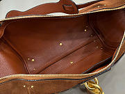 Kitlife Chloe Paddington Crossbody Bag In Brown Suede Leather 29x18x18.5cm  - 6