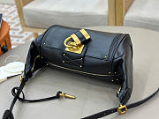 Kitlife Chloe Paddington Crossbody Bag In Black Leather 29x18x18.5cm  - 3