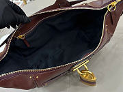 Kitlife Chloe Paddington Crossbody Bag In Dark Brown Leather 29x18x18.5cm  - 5