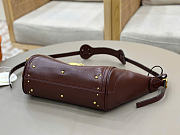 Kitlife Chloe Paddington Crossbody Bag In Dark Brown Leather 29x18x18.5cm  - 4