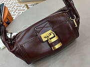 Kitlife Chloe Paddington Crossbody Bag In Dark Brown Leather 29x18x18.5cm  - 3
