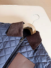 Kitlife Loewe Short Jacket In Dark Navy Technical Fabric - 5