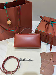 Kitlife Loro Piana Crossbody Bag Brown 23x12x5cm - 4