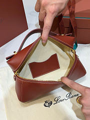 Kitlife Loro Piana Crossbody Bag Brown 23x12x5cm - 3
