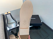 Kitlife Chanel Quilted Leather CC Logo Classic Cap Toe Ballet Flat Shoes Beige Suede & Patent Leather  - 4