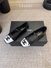 Kitlife Chanel Mary Janes Shoes Black & White Leather - 3